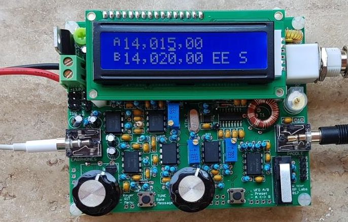 Jednopasmowy TRX CW 5W wg QRP-Labs - YOTA 2017