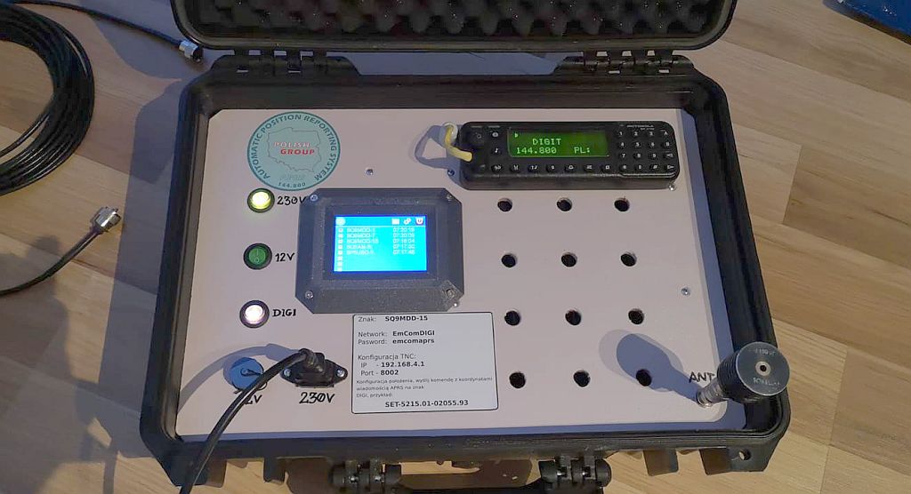 EmCom DIGI APRS dla infrastruktury sieci ratunkowej