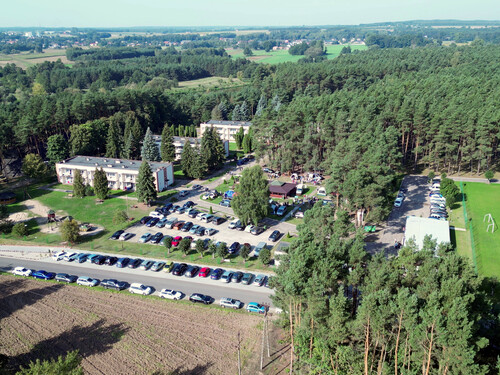 Widok na parkingi - wewnętrzne i zewnętrzny